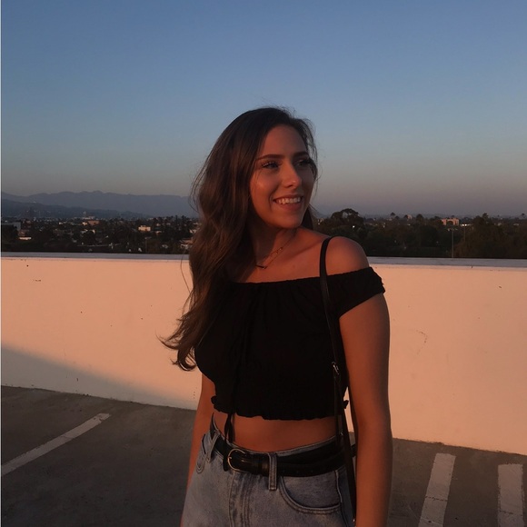 Brandy Melville Black Smocked Top - Picture 5 of 7